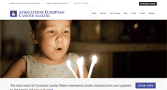 Desktop Screenshot of europecandles.org